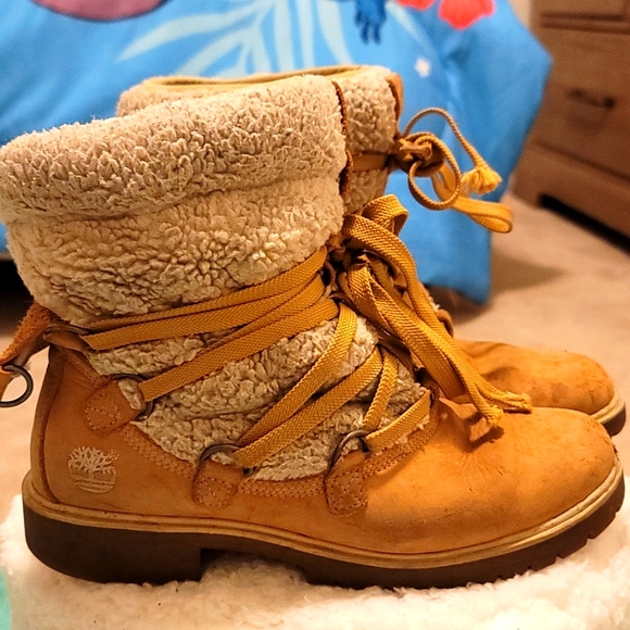 Timberland Boots woman's Sz 7.5 - Picture 2 of 7